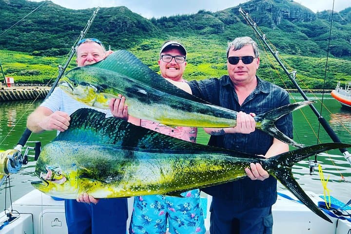 6-Hour Deep-Sea Fishing Charter in Kauai on a 26-Foot Glacier Bay photo 3