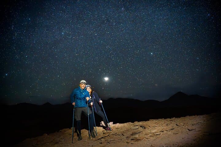 Night Trekking in the Salt Range: Moonlit Hike Near San Pedro de Atacama photo 1