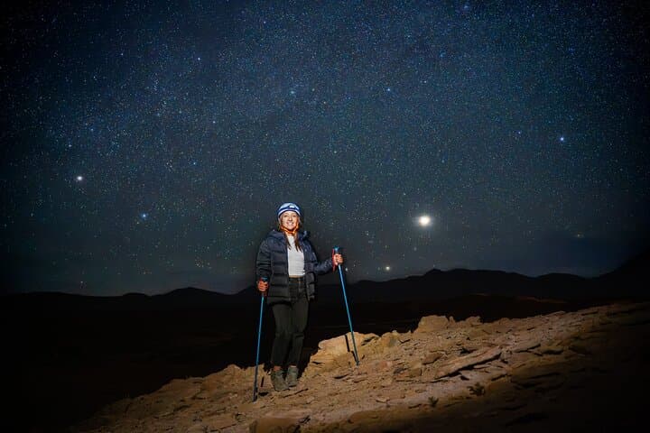 Night Trekking in the Salt Range: Moonlit Hike Near San Pedro de Atacama photo 2