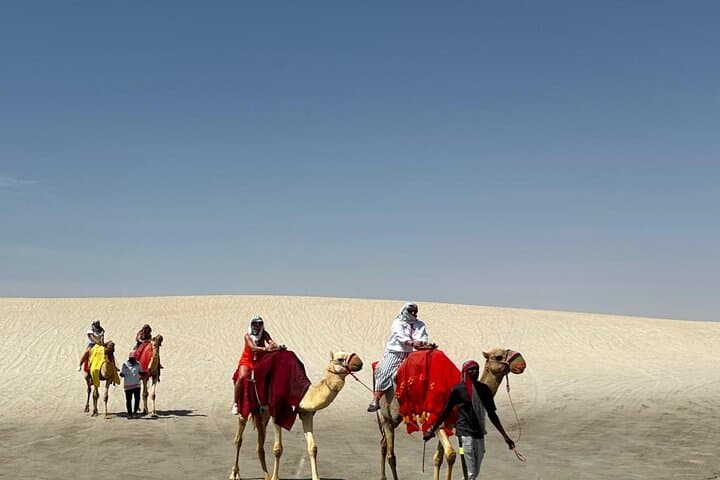 Doha Full-Day Desert Safari: Dune Bashing, Camel Rides & Inland Sea Experience photo 6