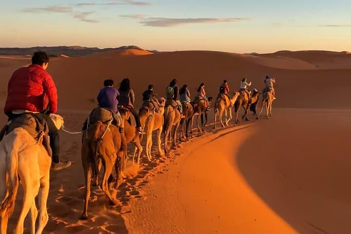 Marrakech to Merzouga 3-Day Desert Adventure — Erg Chebbi Camel Trek & Night in a Berber Camp