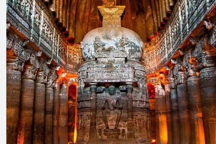 Same-Day Mumbai to Ajanta & Ellora: Flight Day Tour to India's UNESCO Cave Complexes photo 2