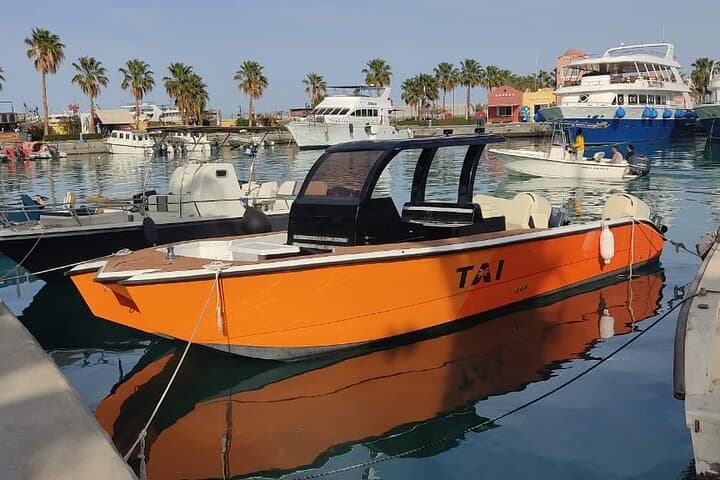 Private Hurghada Speedboat Tour: Dolphins, Snorkeling & Giftun Islands photo 6