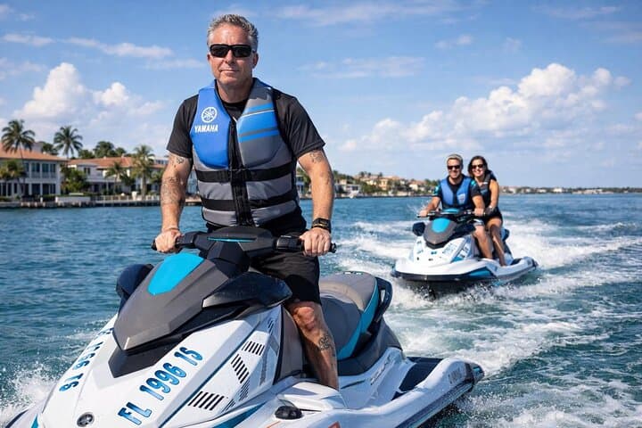 Private Couples Jet Ski Tour in Madeira Beach & Shell Key | Guided Jet Skiing & Snorkel