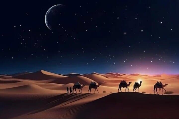 Doha Night Desert Safari: Stargazing, Camel Ride & Dune Bashing