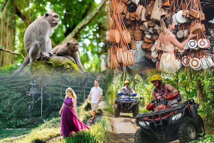 Full-Day ATV Adventure in Ubud: Monkey Forest & Tegallalang Rice Terraces