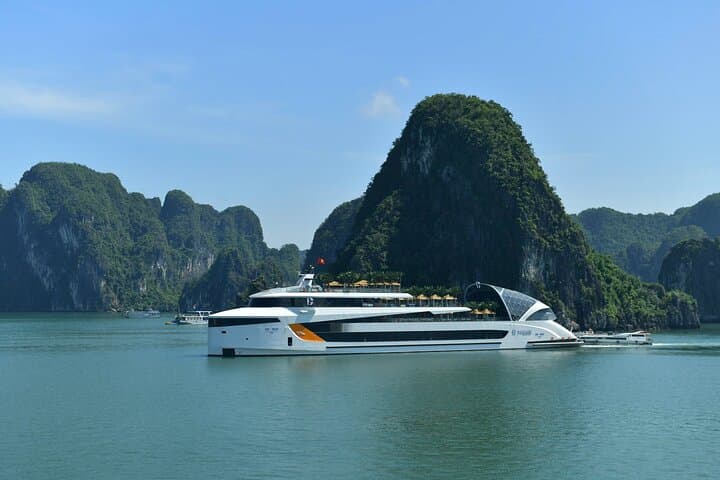 Luxury Halong Bay Day Cruise from Hanoi — Dolphin Halong Day Trip photo 1