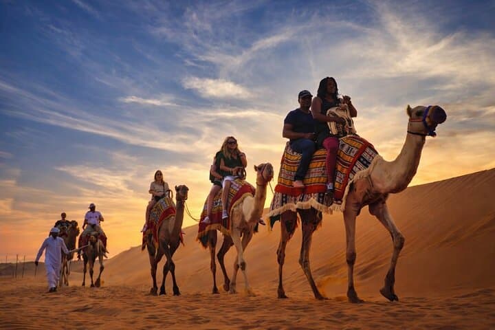 VIP Dubai Desert Safari: Lahbab Red Dunes Camel Ride, Dune Bashing & BBQ photo 6