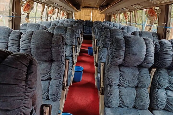 Pokhara to Lumbini: Comfortable 2x2 Sofa-Seater Tourist Bus Transfer