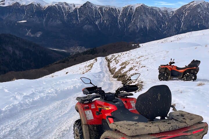 Bucharest Snowmobile and ATV Quad-Bike Adventure in the Carpathians photo 2