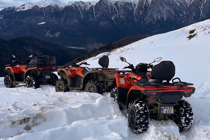 Bucharest Snowmobile and ATV Quad-Bike Adventure in the Carpathians photo 4