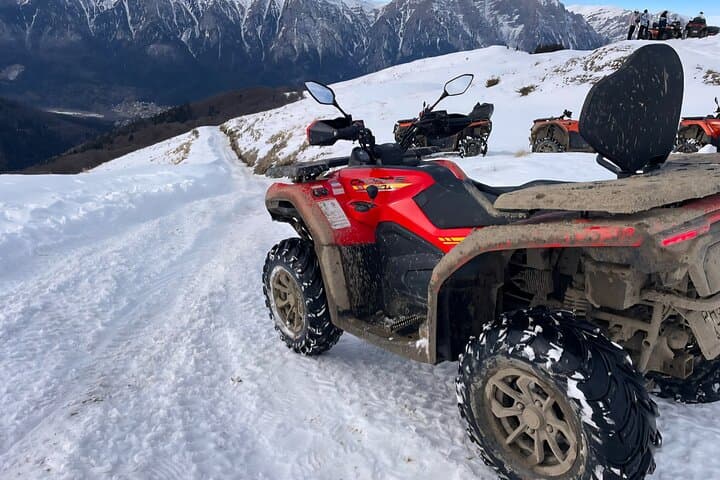Bucharest Snowmobile and ATV Quad-Bike Adventure in the Carpathians photo 5