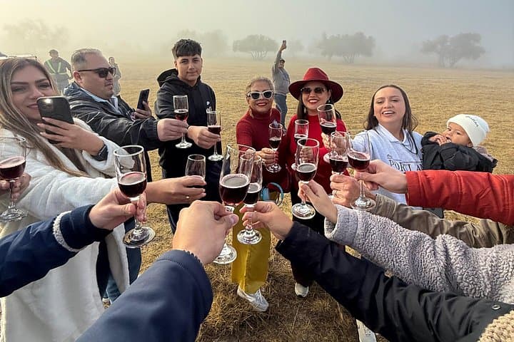 Sunrise Hot-Air Balloon Over Teotihuacan with Cave Breakfast & CDMX Pickup photo 3