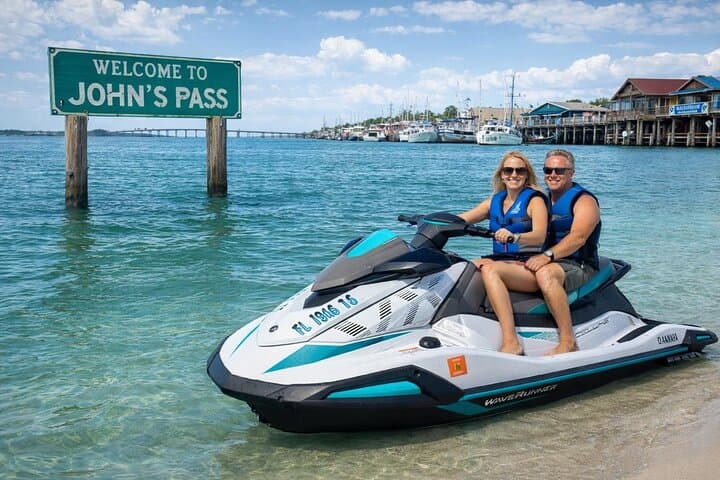 Private Couples Jet Ski Tour to Shell Key & John's Pass (4-Hour) photo 2