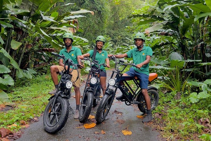 Anse La Raye Private E-Bike Tour: Village Lanes & Waterfall Ride in Saint Lucia