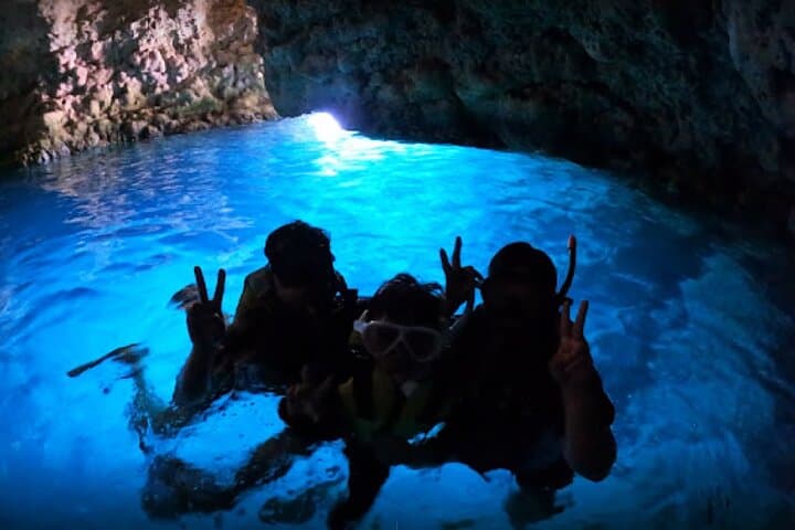 Blue Cave Okinawa Snorkeling: Cape Maeda Boat Tour with Free GoPro Photos photo 3
