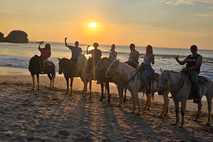 Nosara Golden Sunset Horseback Riding Tour at Playa Pelada