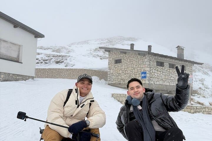 Snowmobile Ascent to Rifugio Auronzo and 5 km Sled Descent — Tre Cime Dolomites photo 4