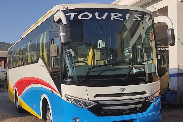 Pokhara to Lumbini: Comfortable 2x2 Sofa-Seater Tourist Bus Transfer photo 6