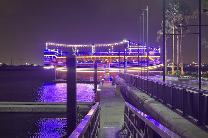 Dubai Canal Dhow Cruise Dinner with Burj Khalifa Views: Luxury Night Cruise & Live Shows photo 4