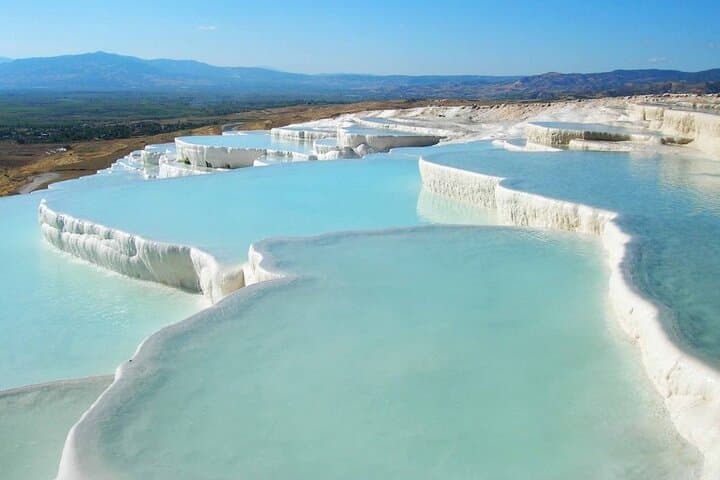 Day Trip to Pamukkale & Hierapolis from Izmir — Travertines, Thermal Pools and Ruins photo 1