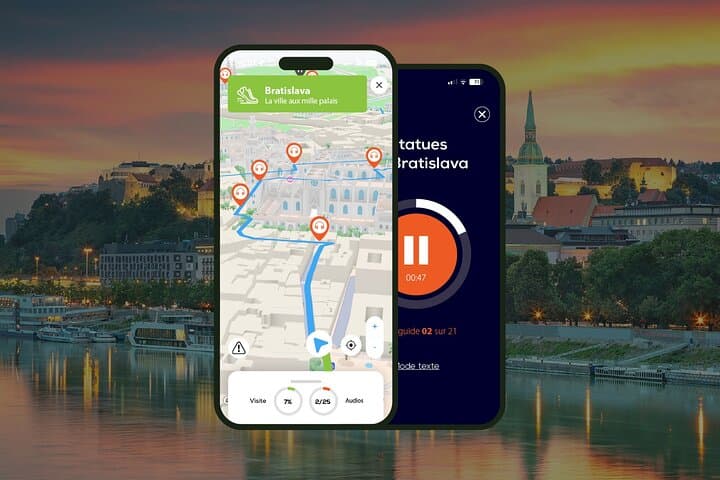 Bratislava Audio-Guided Walking Tour: 6.5 km through Castle, Cathedral & Old Town