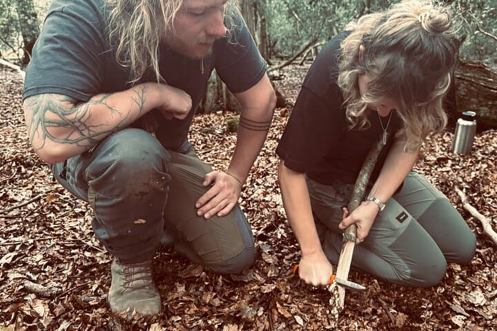 Full-Day Bushcraft Course in South West England — Shelter, Firecraft & Tool Skills