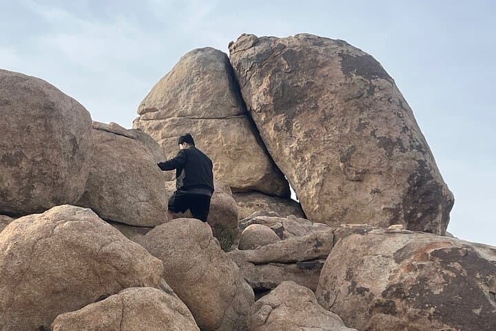 Guided Rock Scrambling in Joshua Tree: Boulder Adventures & Desert Views photo 4
