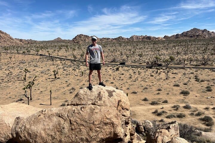 Guided Rock Scrambling in Joshua Tree: Boulder Adventures & Desert Views