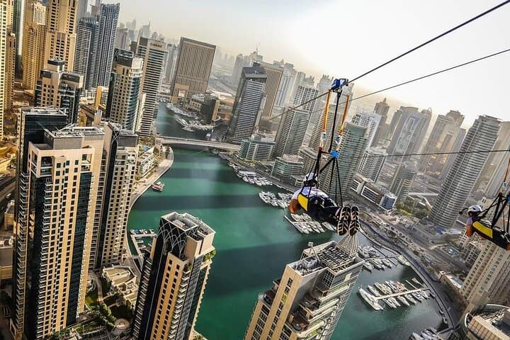 Dubai Marina Zipline — Soar Above the Marina with Photos & Videos photo 1