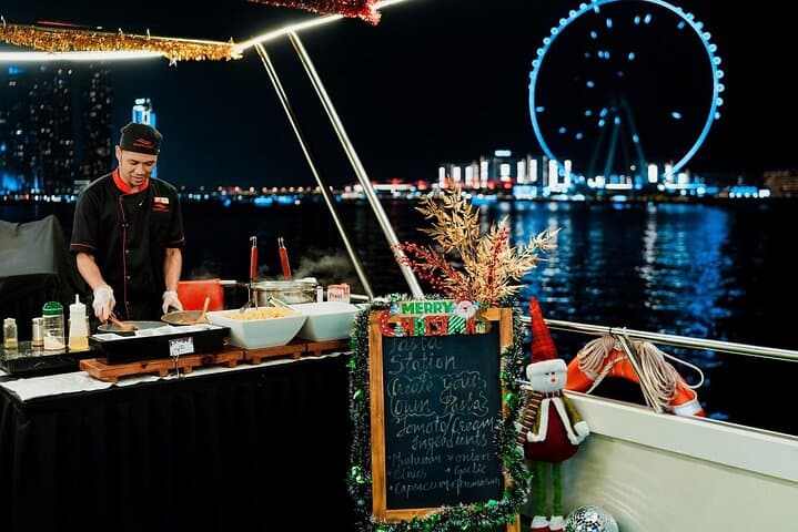 Dubai Marina Shared Yacht Cruise with Dining — 90-Minute Skyline Experience photo 6