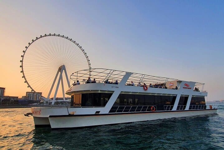 Dubai Marina Shared Yacht Cruise with Dining — 90-Minute Skyline Experience photo 4