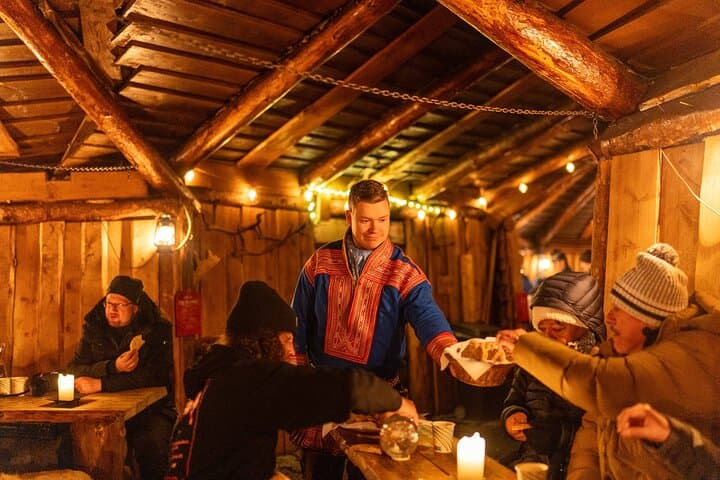 Reindeer Camp Dinner & Sami Culture Near Tromsø — Dinner, Joik, and Aurora Hunting photo 3