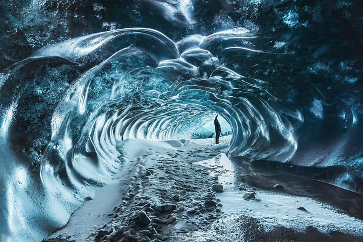 Private South Coast & Katla Ice Cave Tour from Reykjavik — Waterfalls, Black Sand and a Glacier Walk