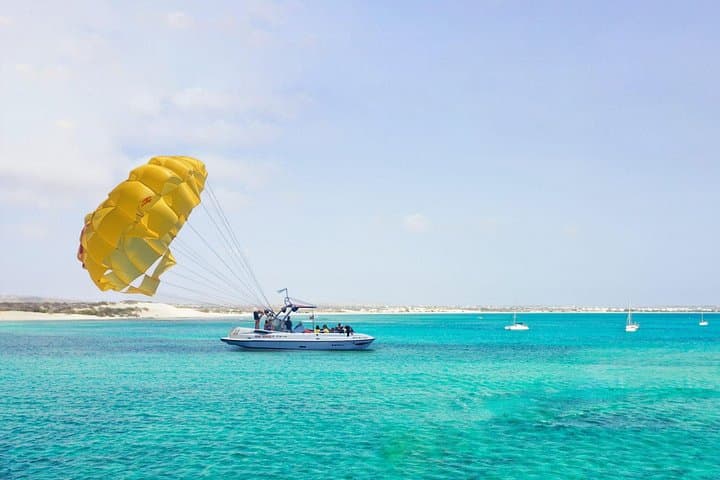 Panoramic Parasailing Over Sal: Aerial Views of Santa Maria’s Coast photo 2