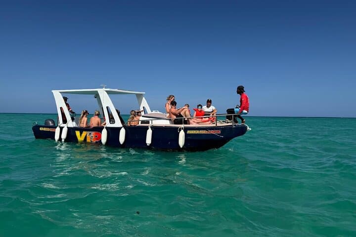 Glass-Bottom Boat & Snorkel: Punta Cana Coastline and Natural Pool