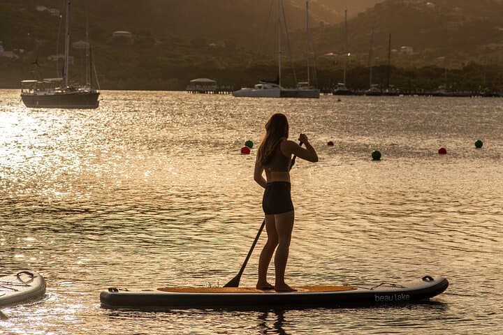 Antigua E-Paddle Boarding Tour from Cruise Ship — Snorkel, Beach Lunch & English Harbor photo 3