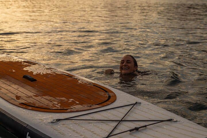 Antigua E-Paddle Boarding Tour from Cruise Ship — Snorkel, Beach Lunch & English Harbor photo 4