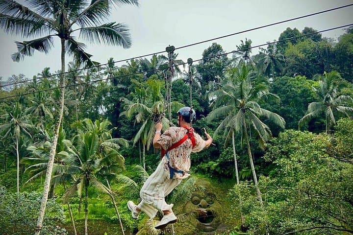Alas Harum Zipline & Ulu Petanu Waterfall — Ubud Full-Day Adventure photo 2