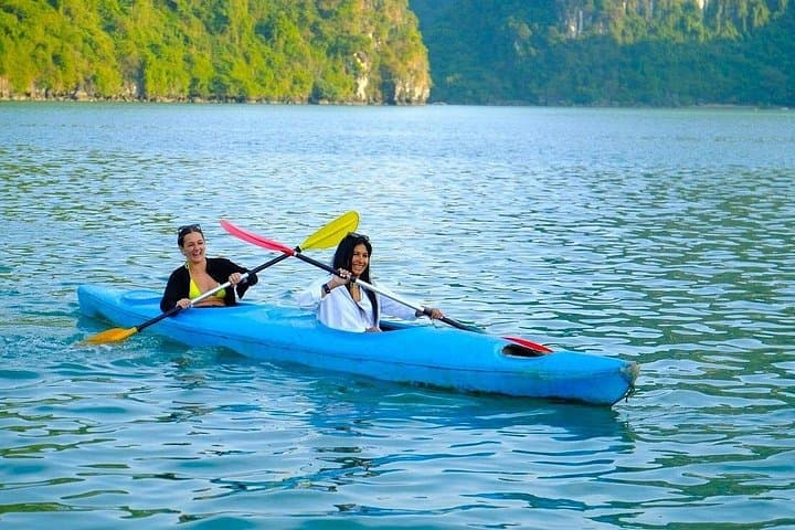 Private Halong & Lan Ha Bay Speedboat Adventure — Kayak Dark & Bright Caves and Tra Bau Village photo 4