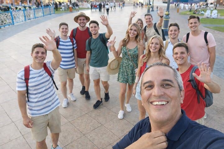 Dubai Semi-Private Sightseeing Tour with Burj Khalifa Ticket: Jumeirah, Souks & Palm Views photo 2