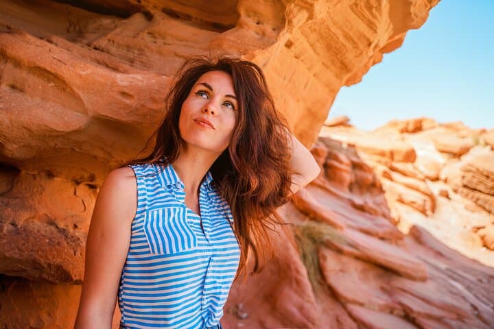 Sharm El-Sheikh Jeep Adventure: Dahab Snorkel, Camel Ride & Colored Canyon Day Trip