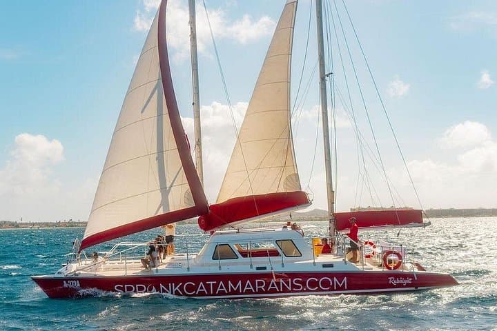 Aruba Sailing & Snorkel: Boca Catalina, Antilla Shipwreck & BBQ Sunset Cruise photo 4
