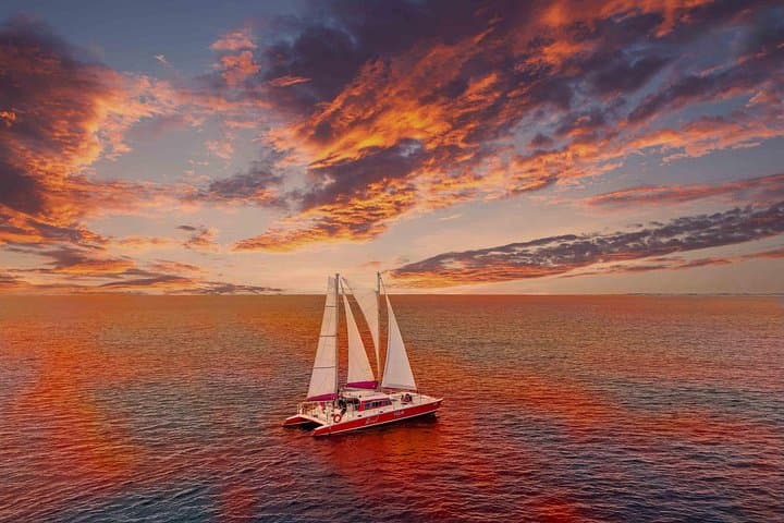 Aruba Sailing & Snorkel: Boca Catalina, Antilla Shipwreck & BBQ Sunset Cruise photo 1