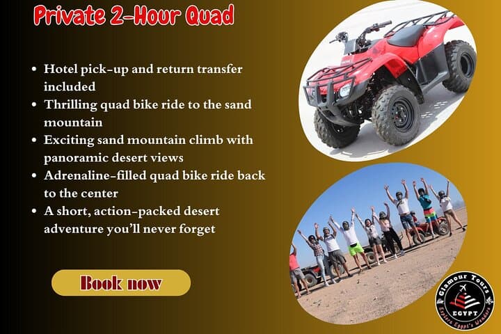 Hurghada Private Quad Safari: 2-Hour High-Speed Desert Adventure