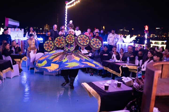 Dubai Canal Dhow Cruise Dinner with Burj Khalifa Views: Luxury Night Cruise & Live Shows photo 3