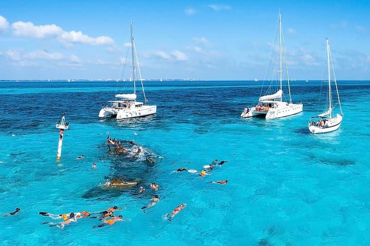 Mauritius Ile aux Cerfs Catamaran Cruise with Hotel Pickup: Snorkel, Waterfall & Beach Day photo 1