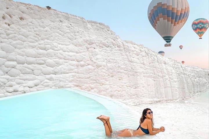 Sunrise Hot Air Balloon Over Pamukkale: Fly Above Turkey’s White Terraces photo 4
