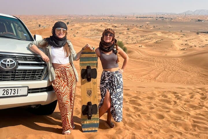 Dubai Half-Day Red Dunes Desert Safari with Camel Ride and Sandboarding photo 4