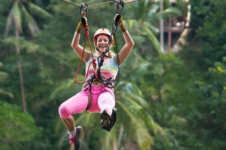 Ubud Zipline, Sacred Monkey Forest & Tirta Empul: A Full-Day Adventure